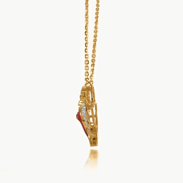 Gajah Om Diamond Mini Necklace